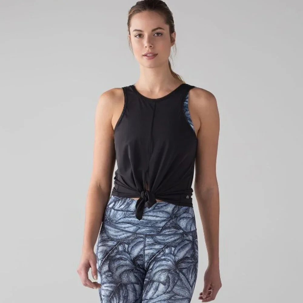 LULULEMON Turn About Tank (Two Ways to Wear) No Size Tag Check Measurements‎